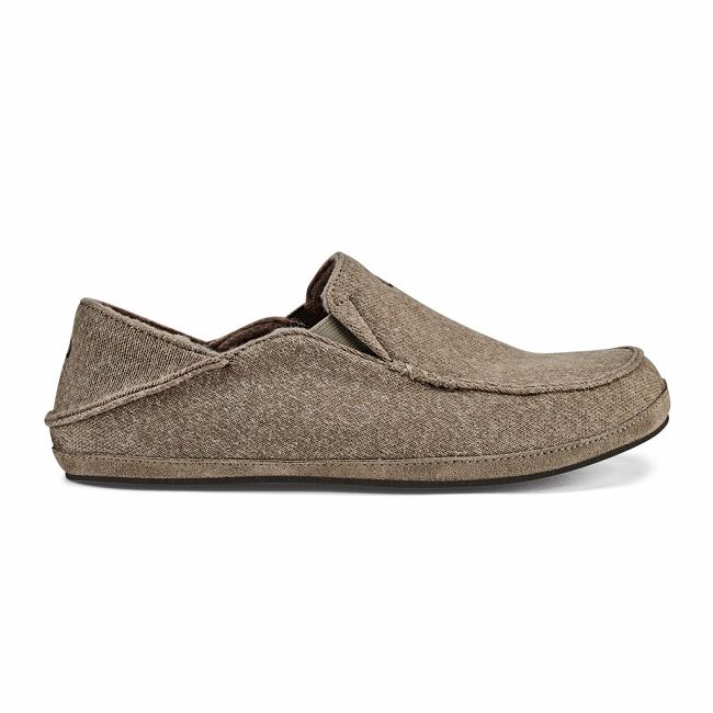 Olukai Men's Moloa Hulu Slipper - Clay US193-827